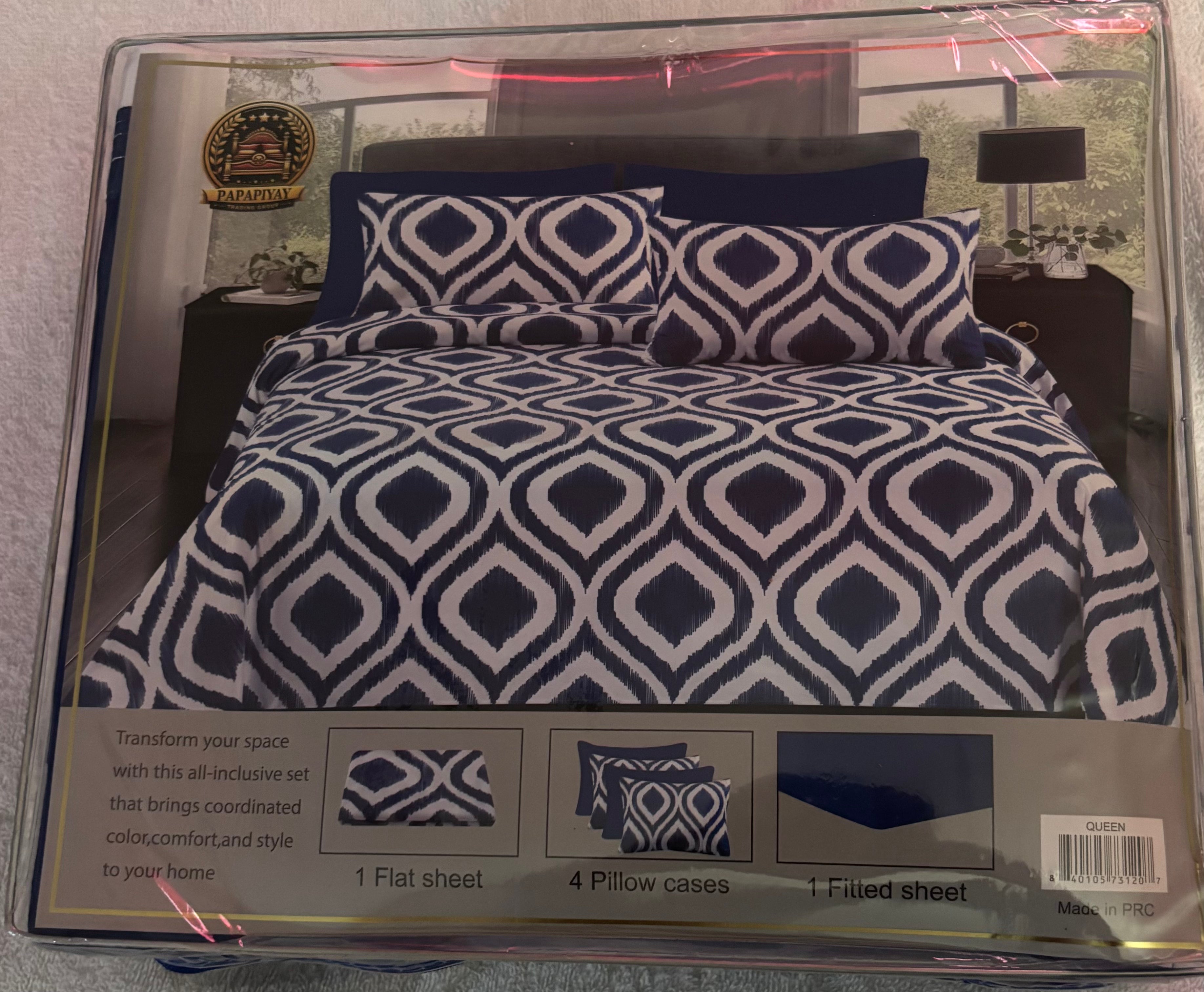 Queen 6pcs sheet set