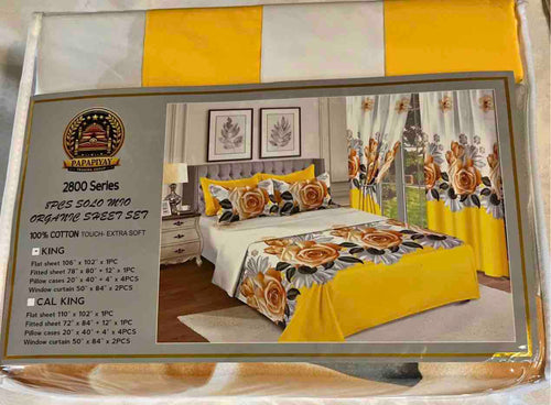 8 PCS BED SHEET SET